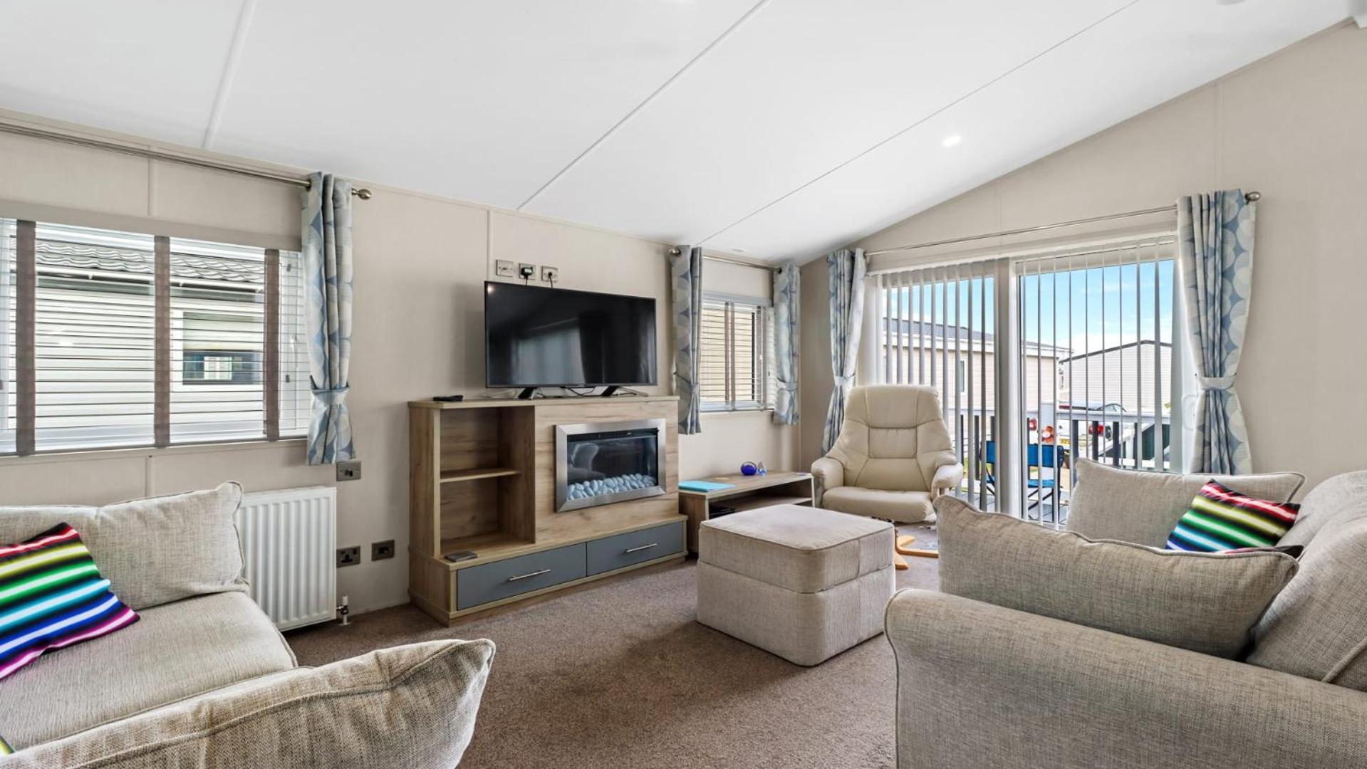 33 Beach Retreat Lodge Pevensey Bay Holiday Park Exterior foto